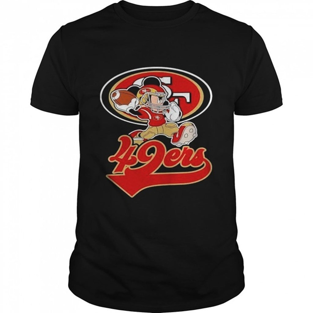 Mickey Mouse San Francisco 49ers Player Fan Shirt